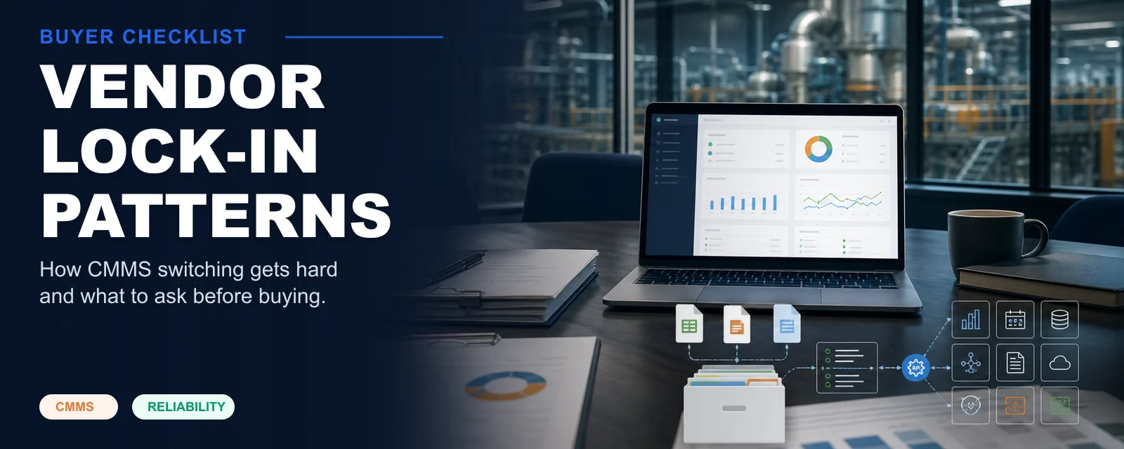 A maintenance software buyer comparing open data export, integrations, and contract terms